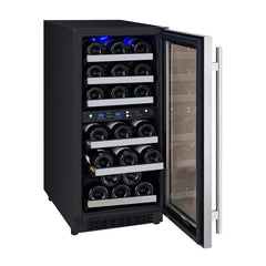 Allavino 15" Wide FlexCount II Tru-Vino 30 Bottle Single Zone Right Hinge Wine Refrigerator  VSWR30-1SR20