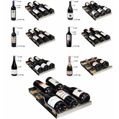 Allavino 15" Wide FlexCount II Tru-Vino 30 Bottle Single Zone Right Hinge Wine Refrigerator  VSWR30-1SR20