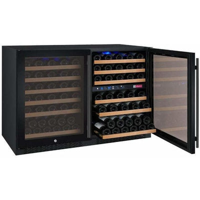 Allavino FlexCount 112 Bottle Three Zone Black Wine Fridge 3Z-VSWR5656-BWT