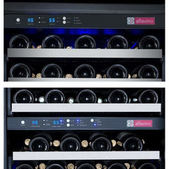 Allavino FlexCount 112 Bottle Three-Zone Wine Fridge 3Z-VSWR5656-SST