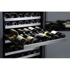 Allavino FlexCount 121 Bottle Dual Zone Left Hinge Wine Fridge VSWR121-2SSLN