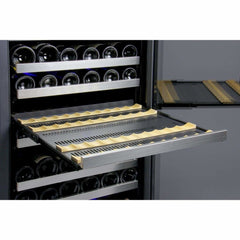 Allavino FlexCount 121 Bottle Two Zone Right Hinge Wine Fridge VSWR121-2SSRN