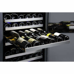 Allavino FlexCount 121 Bottle Two Zone Right Hinge Wine Fridge VSWR121-2SSRN