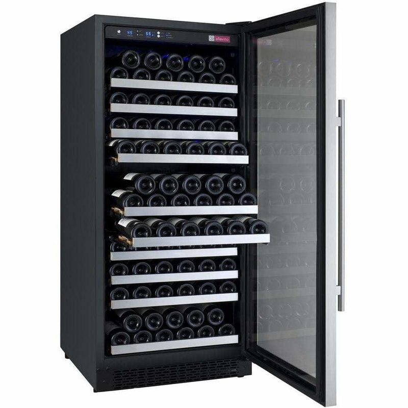 Allavino FlexCount 128 Bottle Single Zone Right Hinge Wine Fridge VSWR128-1SSRN