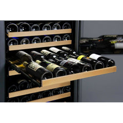 Allavino FlexCount 172 Bottle Dual Zone Black Door Left Hinge Wine Fridge VSWR172-2BWLN