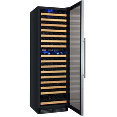 Allavino FlexCount 172 Bottle Dual Zone Stainless Steel Right Hinge Wine Fridge YHWR172-2SWRN