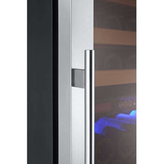 Allavino FlexCount 172 Bottle Dual Zone Stainless Steel Right Hinge Wine Fridge YHWR172-2SWRN