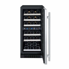 Allavino FlexCount 30 Bottle Dual Zone Right Hinge Wine Fridge VSWR30-2SSRN