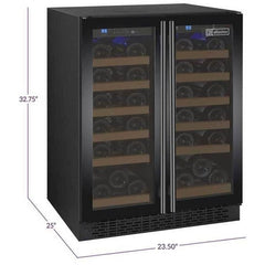 Allavino FlexCount 36 Bottle Dual Zone Wine Fridge VSWR36-2BWFN