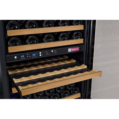 Allavino FlexCount 56 Bottle Dual Zone Black Left Hinge Wine Fridge VSWR56-2BWLN