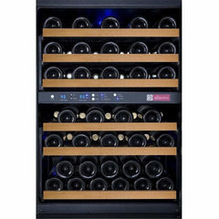 Allavino FlexCount 56 Bottle Dual Zone Black Right Hinge Wine Fridge VSWR56-2BWRN