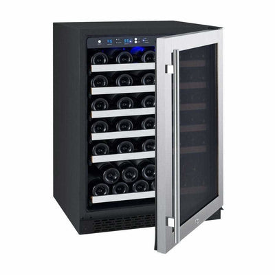 Allavino FlexCount 56 Bottle Dual Zone Stainless Door Right Hinge Wine Fridge VSWR56-2SSRN