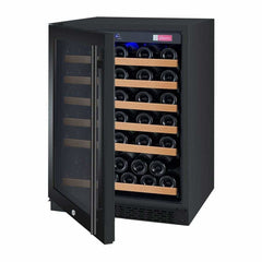 Allavino FlexCount 56 Bottle Single Zone Black Left Hinge Wine Fridge VSWR56-1BWLN