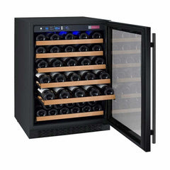 Allavino FlexCount 56 Bottle Single Zone Black Right Hinge Wine Fridge VSWR56-1BWRN