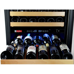 Allavino FlexCount Classic 172 Bottle Left Hinge Stainless Steel Door Wine Fridge YHWR172-2SWLN