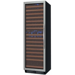 Allavino FlexCount Classic 172 Bottle Left Hinge Stainless Steel Door Wine Fridge YHWR172-2SWLN