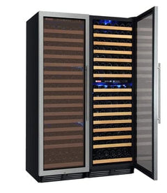 Allavino FlexCount Classic II Tru-Vino 346 Bottle Three Zone Stainless Steel Wine Cooler 3Z-YHWR7274-S20