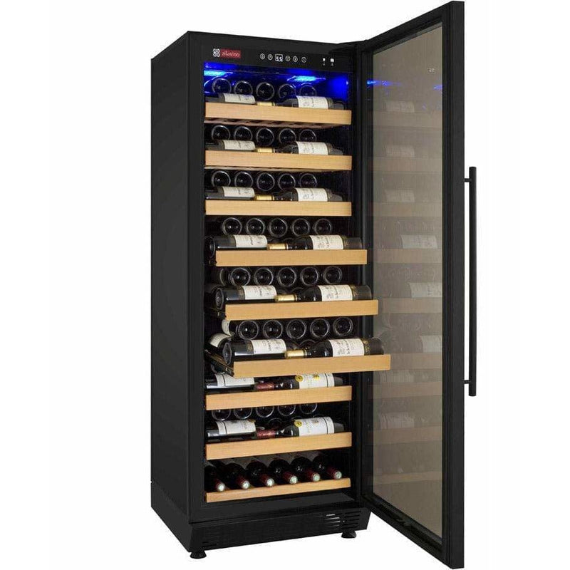 Allavino Vite II Tru-Vino 115 Bottle Black Right Hinge Wine Fridge YHWR115-1BR20