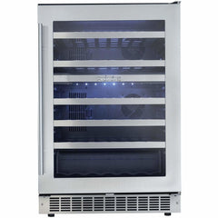 Danby Silhouette Professional Sonoma 51 Bottle 24” Dual Zone Wine Fridge DWC053D1BSSPR