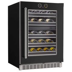 Danby Silhouette Reserve 24" 5.0 Cu. Ft.with Self Closing Door and Invisi-Touch Display, Right Hinge Wine Cooler SRVBC050R