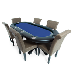 BBO Poker Tables Elite Poker Table With Black Racetrack (2BBO-ELT)