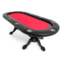 BBO Poker Tables Elite Poker Table With Black Racetrack (2BBO-ELT)