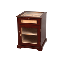 Humidor Supreme Galleria End Table Small Cigar Humidor Cabinet | Holds 600 Cigars HUM-600G