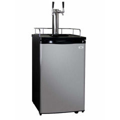 Kegco 20" Wide Dual Tap Stainless Home Brew Kegerator HBK199S-2