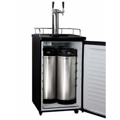 Kegco 20" Wide Dual Tap Stainless Home Brew Kegerator HBK199S-2