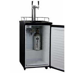 Kegco 20" Wide Dual Tap Stainless Home Brew Kegerator HBK199S-2