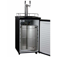 Kegco 20" Wide Dual Tap Stainless Steel Kegerator K199SS-2