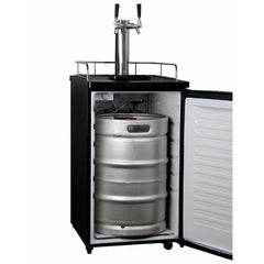 Kegco 20" Wide Dual Tap Stainless Steel Kegerator K199SS-2