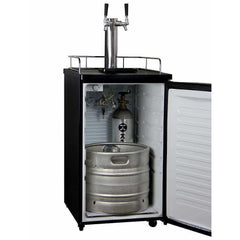 Kegco 20" Wide Dual Tap Stainless Steel Kegerator K199SS-2