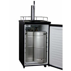 Kegco 20" Wide Kombucha Single Tap Stainless Steel Kegerator KOM19S-1