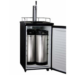 Kegco 20" Wide Single Tap Stainless Steel Home Brew Kegerator HBK199S-1