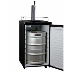 Kegco 20" Wide Single Tap Stainless Steel Kegerator K199SS-1