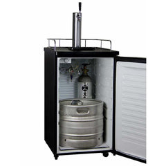 Kegco 20" Wide Single Tap Stainless Steel Kegerator K199SS-1