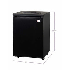 Kegco 24" Wide Black Kegerator - Cabinet Only Kegerator MDK-209B-01