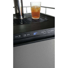 Kegco 24" Wide Kombucha Dual Tap Stainless Steel Kegerator KOM30S-2