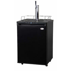 Kegco 24" Wide Kombucha Single Tap Black Kegerator KOM30B-1