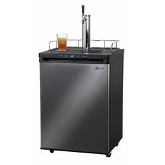 Kegco 24" Wide Kombucha Single Tap Black Stainless Steel Kegerator KOM30X-1