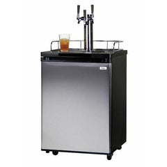 Kegco 24" Wide Kombucha Triple Tap Stainless Steel Kegerator KOM20S-3