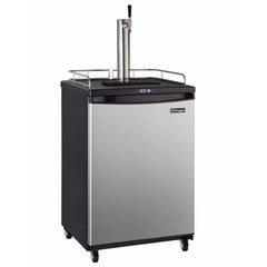 Kegco 24" Wide Single Tap Stainless Steel Kegerator Z163S-1