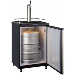 Kegco 24" Wide Single Tap Stainless Steel Kegerator Z163S-1