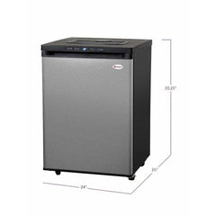 Kegco 24" Wide Stainless Steel Digital Kegerator - Cabinet Only Kegerator MDK-309SS-01