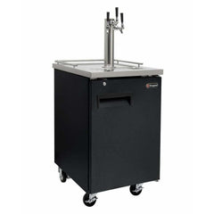 Kegco 24" Wide Triple Tap Black Home Brew Kegerator HBK1XB-3