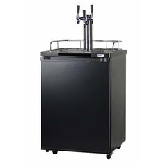 Kegco 24" Wide Triple Tap Black Home Brew Kegerator HBK209B-3