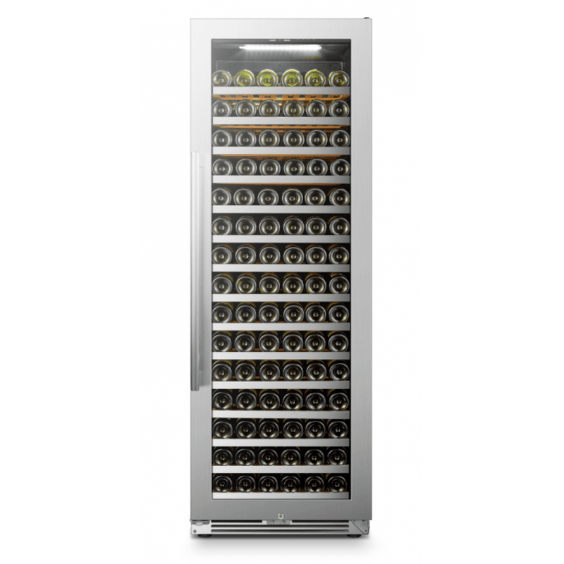 Lanbo 169 Bottles Single Zone Stainless Steel Wine Coolers LP168S