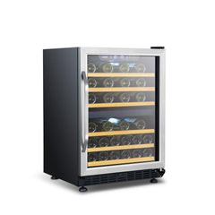 Lanbo 46 Bottles Dual Zone Stainless Steel Wine Coolers LW46D