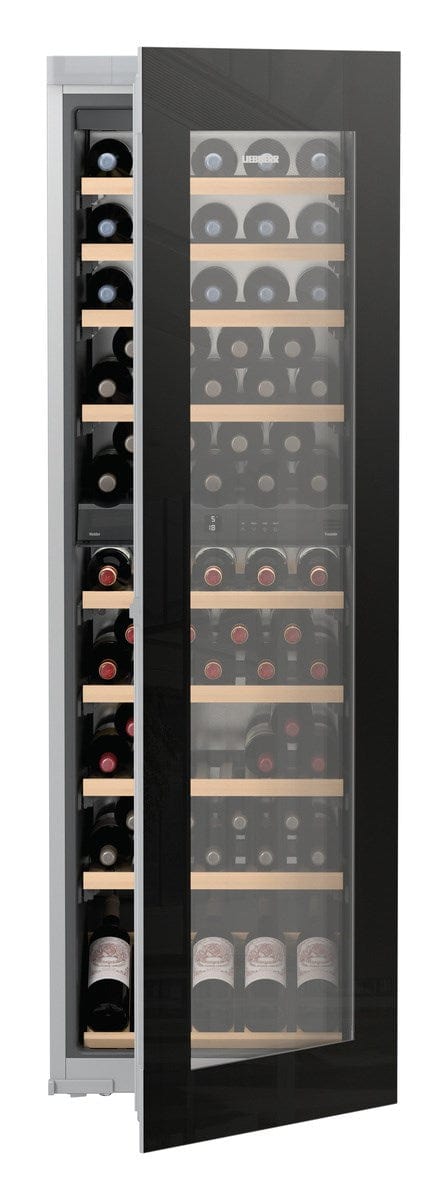 Liebherr HWGB 8300 Built-in Fully Integrated Black Glass Wine Cabinet